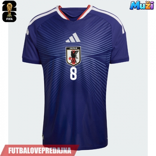 Lacne Muži Futbalové dres Japonsko Takumi Minamino #8 MS 2026 Krátky Rukáv - Domáci